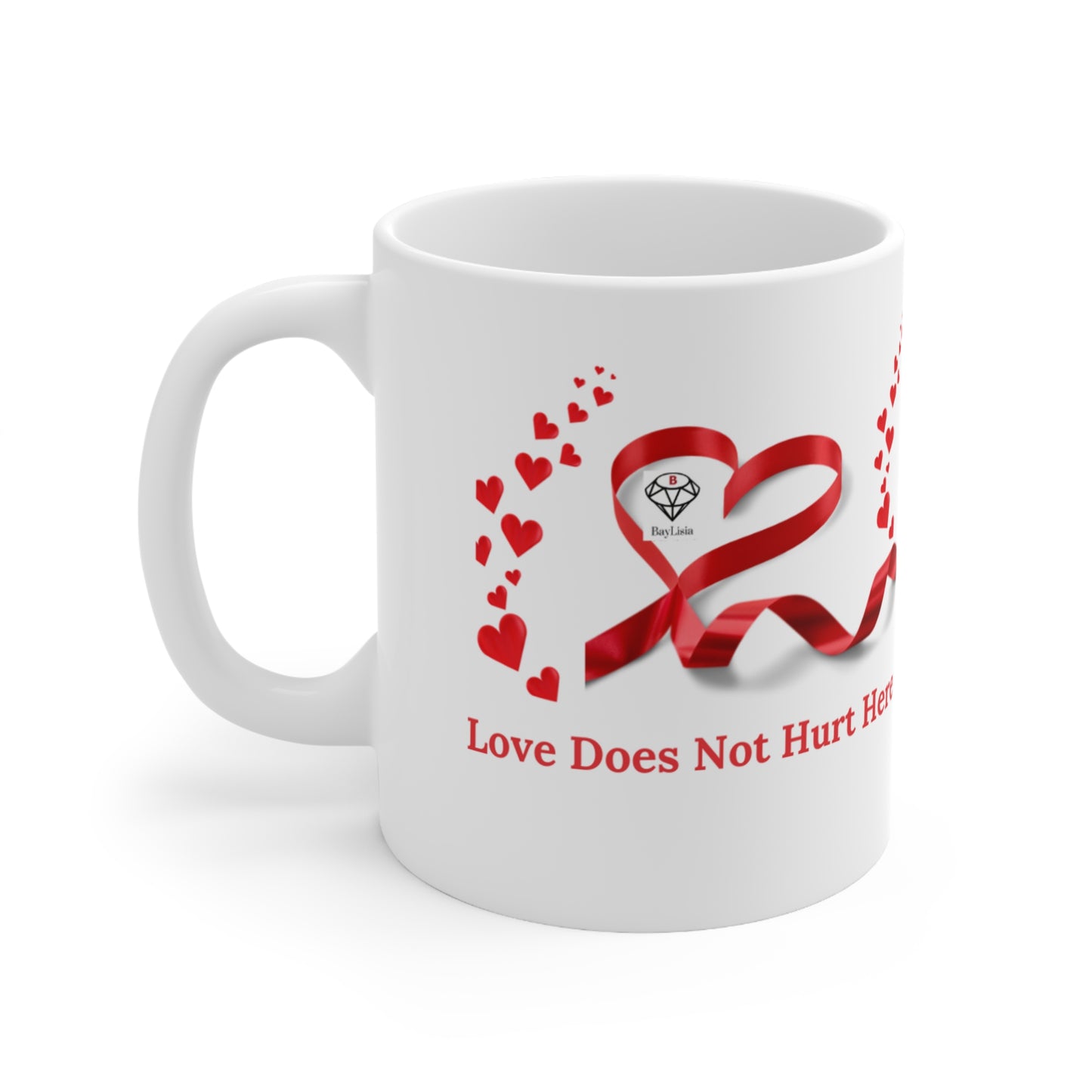 The Love Ceramic Mug 11oz By BayLisia Ewing