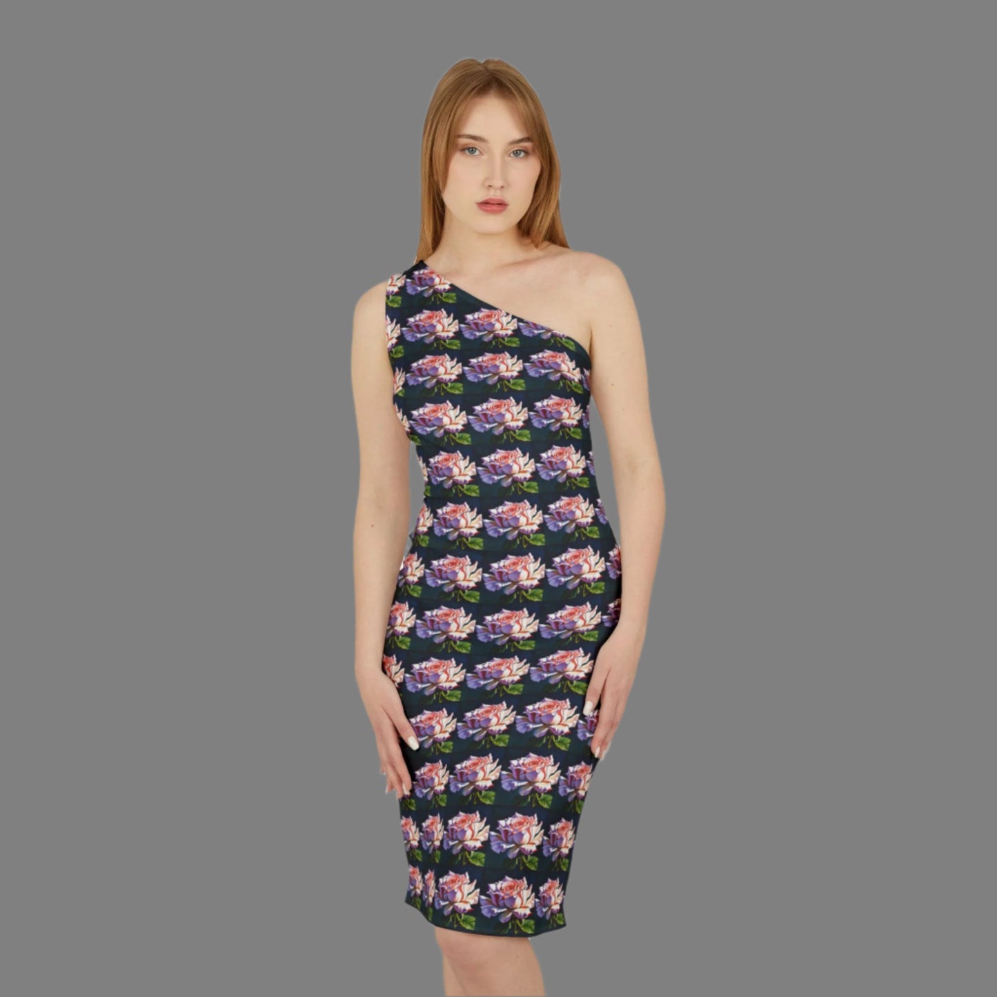 Flower Power Shoulder Dress