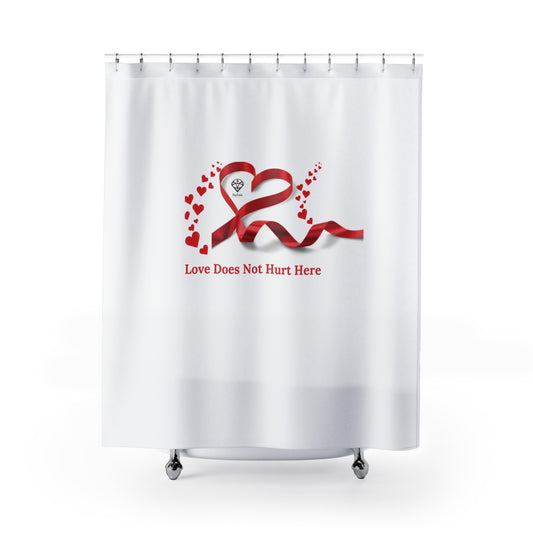 The Love Shower Curtains By BayLisia Ewing
