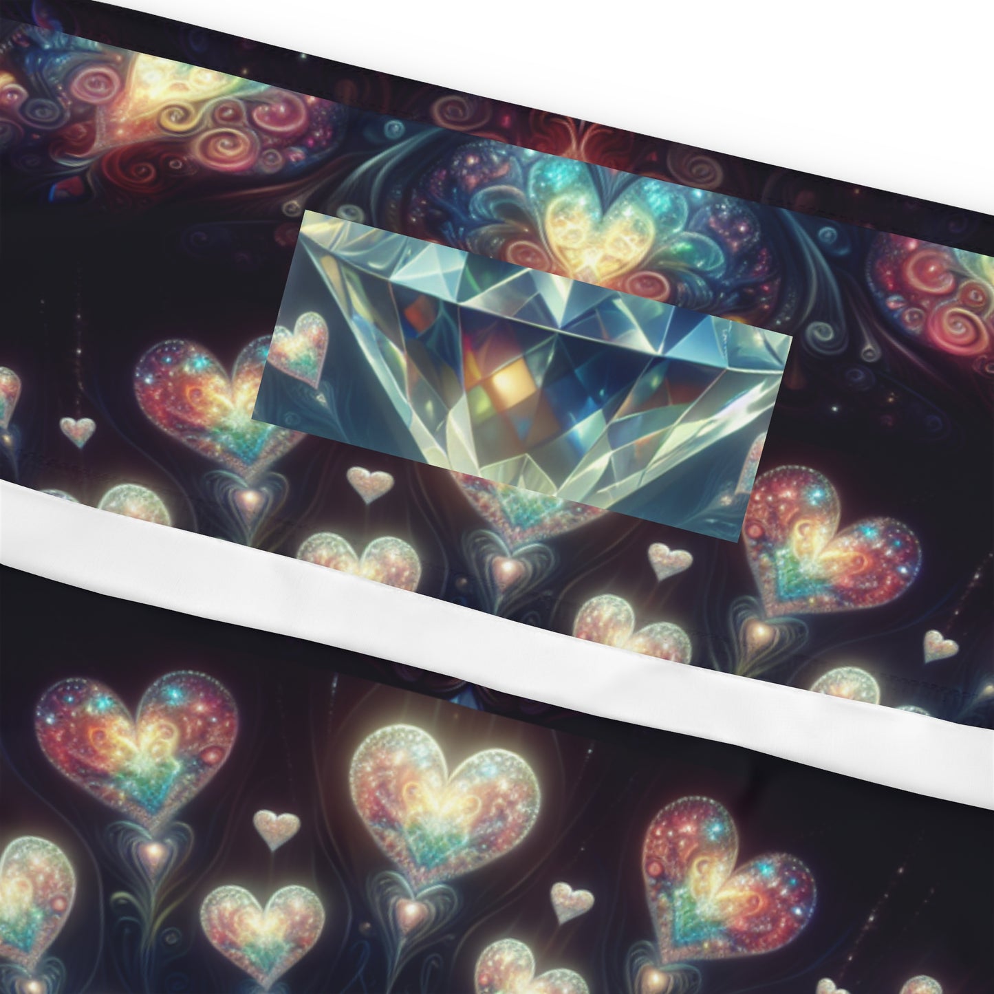 Diamonds and Hearts Plus Size Leggings