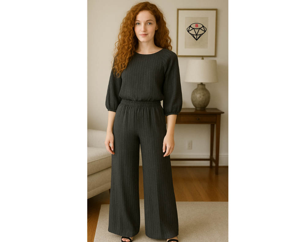 BayLisia 2 Pc. Summer 2025 Professional Pants Suit Made In The USA