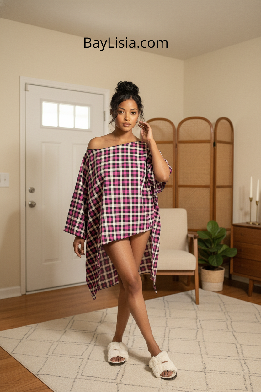 Off-Shoulder Asymmetrical Blouse | Poly-Cotton Blend- Ready to Ship