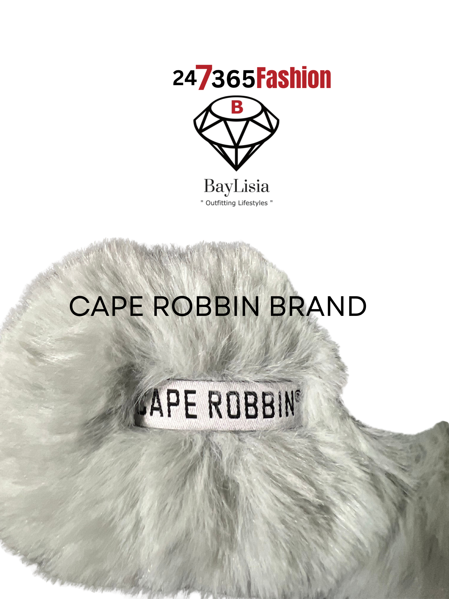 Cape Robbin Faux-Fur Platform Slides (Cozy Luxe Statement Sandals) Size 10