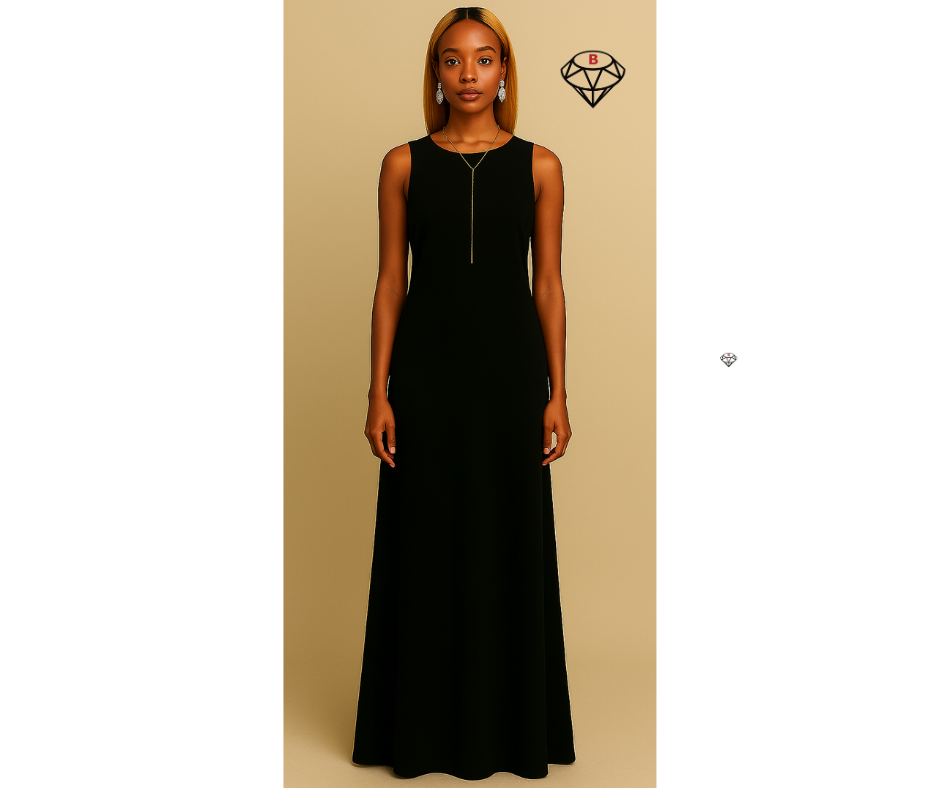 BayLisia Elegant Evening Gown Made In the USA