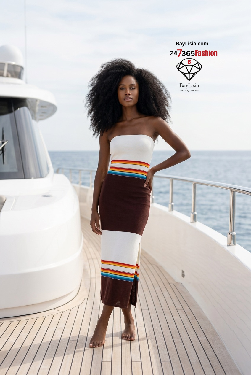 Convertible Jersey Knit Dress & Skirt | Designer Resort Wear | BayLisia