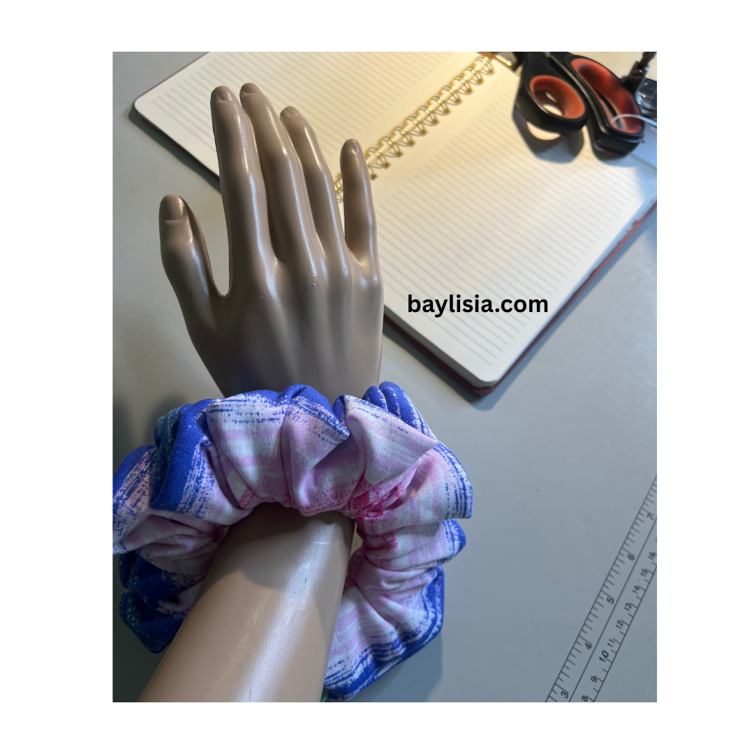 BayLisia Pastel Multicolor Knit Scrunchie Hair Tie
