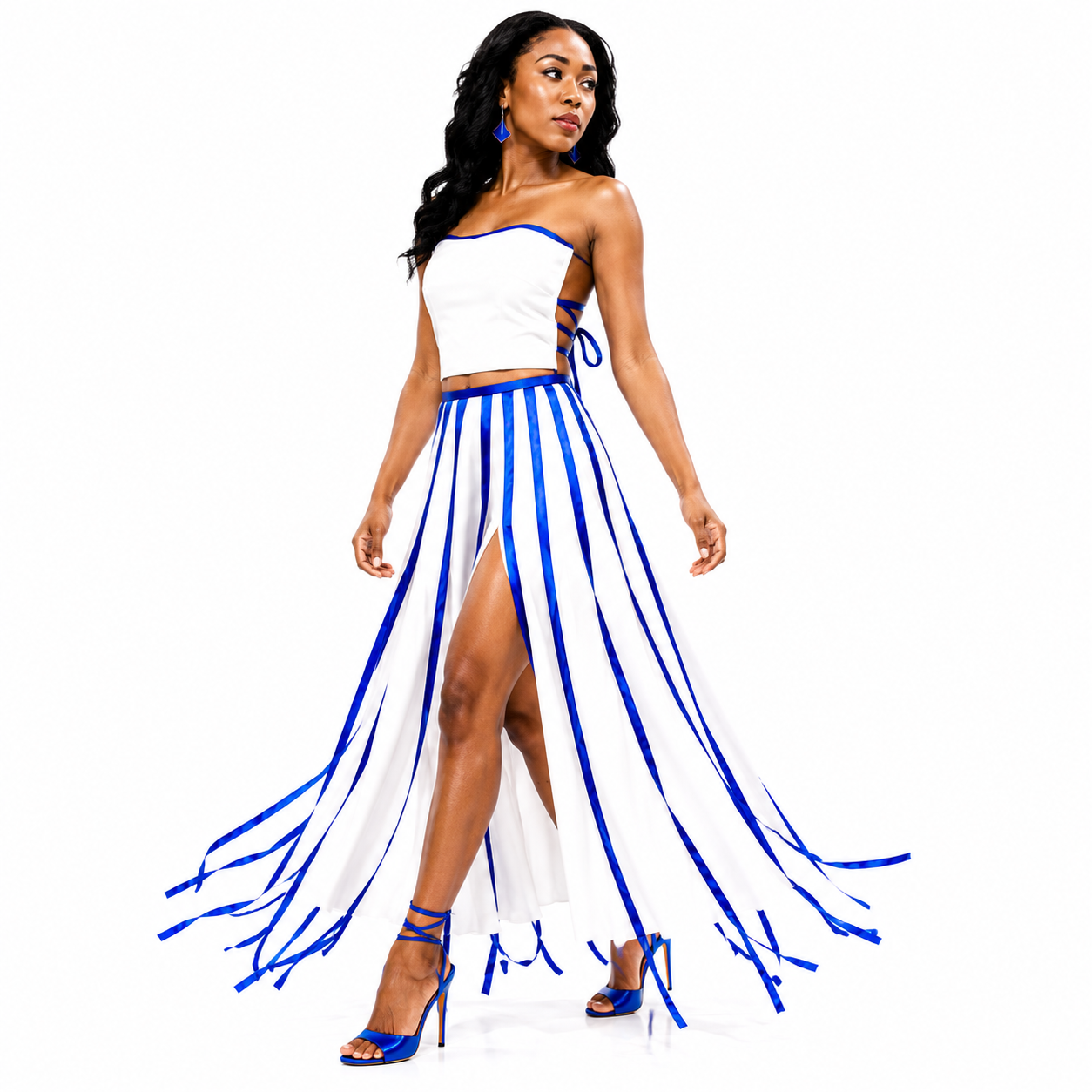 Ribbons on the Runway 2 PC Skirt Set